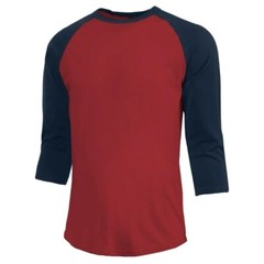 3 Packs Men’s 3/4 Sleeve Crew Neck Raglan Jersey Baseball Tee Shirts Size Small