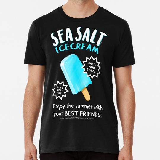 Sea Salt Ice Cream Size S to 5XL Made in the USA T-Shirt