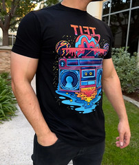 TLFI Men’ T-shirt Planet Echo Regular Fit Crew neck S-4XL