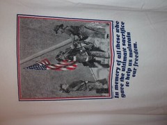 FIREFIGHTERS AMERICAS BRAVEST Heroes Gone But Never Forgotten white 2XL t shirt