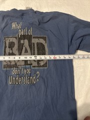 Vintage Bad Boy Club Shirt Mens Large Single Stitch 90s Y2K Made USA Faded