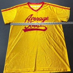 Dodgeball Average Joes Yellow & Red Costume T-Shirt XXL Official Licensed Design