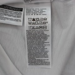 Levi Strauss Shirt Mens L White Short Sleeve Crew Neck Graphic Print Cotton Knit