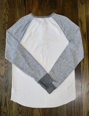 American Eagle Thermal Base Layer Men’s M Ivory Gray Logo Y2K NWOT Cotton Blend