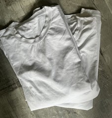 Uniqlo U Airism Mens Size M White Crew Neck T-Shirts (3) Cotton NWOT