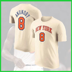 HOT ITEM! OG #8 Anunoby New York Team Name and Number Shirt Gift For Fans