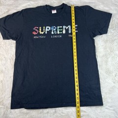 Supreme Shirt Mens Large Black Crystal Rock Tee Shirt