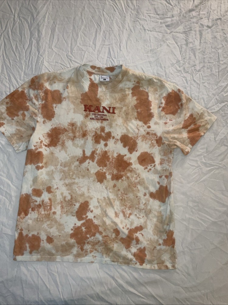 Vintage Karl Kani Tie Dye T-Shirt ~ 100% Cotton ~ Size XL