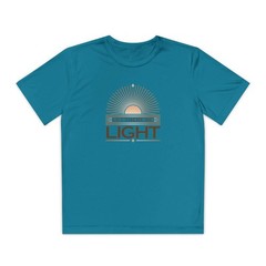 Youth Christian Athletic Shirt Boys Girls Gym Sports Performance Tee