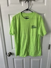 Reel Legends T-Shirt Mens Large Neon Green Fishing Marlin Outdoors