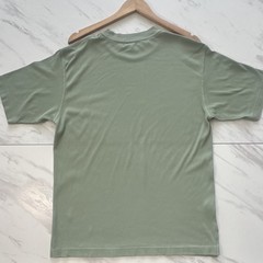 Giorgio Danieli Men’s Green Check Knit Mock Neck Short Sleeve T-Shirt