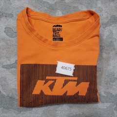 KTM Ready To Race Shirt Mens Medium Orange Short Sleeve