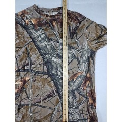 Fusion 3D Camo Long Sleeve Hunting T-Shirt Mens Woodland Tree Print Chest Pocket