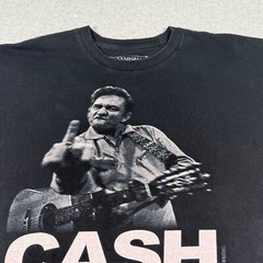 Johnny Cash Shirt Adult Extra Extra Large Black Country Music Singer Songwriter