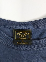 Dark Seas Division Blue T-Shirt Mens S Pacific Atlantic Crew Neck Crap Graphic