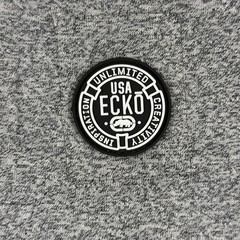 Ecko Unltd Shirt Mens XL Gray Marled Short Sleeve Logo Streetwear New With Tags