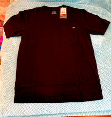 5.11 Tactical Mens Pocket Short Sleeve T-Shirt in Black Size SMALL