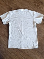 Delta Dragon Ball Goku White Graphic Print Cotton Crew Neck Tee Size M