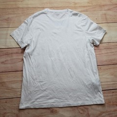 J.CREW Shirt Mens M White Broken-In Basic Cotton Crew Neck Tagless Easy Care