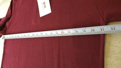 NWT Knocker Activeware Mens Lg Waffle Knit Thermal Henley LS Burgandy Shirt 100%