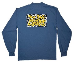 Extra Vitamins Be The Light 2 Sided Long Sleeve Trippy Hippie Floral Sun Shirt S