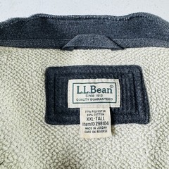 LL Bean Henley Waffle Knit Shirt Gray Thermal Lined Men’s Size XXL Tall
