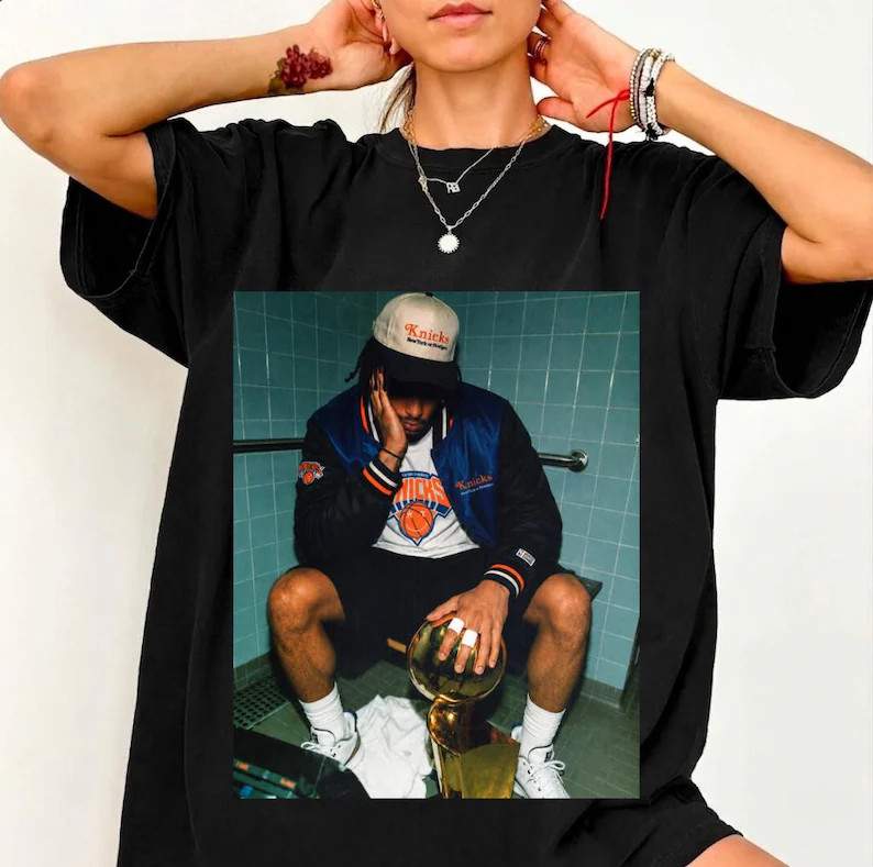 Jalen Brunson New York Basketball T-Shirt Retro Championship Fan Graphic Tee