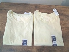 Mens George Size 2XL 50-52 Crew Neck Short Sleeve Tee Shirt Lot Of 2 NWT