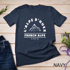 L’Alpe D’Huez Alps Mountains Gift for Cyclist Cycling Bike Unisex T-shirt
