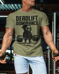 095-Deadlift Dominance Workout T-Shirt For Men