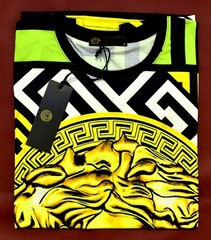 Versace Men’s Slim Fit Crew Neck Short Sleeve T-Shirt Size 2XL Chest 22.4″