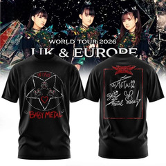 2026 UK Europe Tour BABYMETAL Printed AOP 3D T-Shirt Full Size GE701