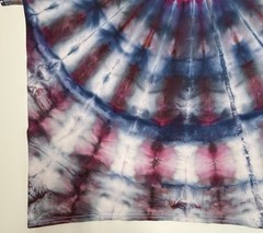 Handmade Ice Tie Dye Adult T-Shirt Size 2XL Multicolor Patriotic Gildan Tee NEW