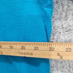Hooey Western Original Mens XL T-Shirt Turquoise Blue Cotton Short Sleeve