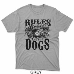 Funny Cat Lover Rules are Made for Dogs Pet Owner Vintage T-Shirt