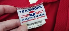 Fire Dept. #17 Mens XL 48″ Chest Red White Jersey Basketball Teamwork Shirt USA