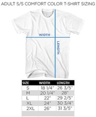 JAWS Movie T-Shirt 1975 ISLAND MAP Official Mens Original Blue Jean CC