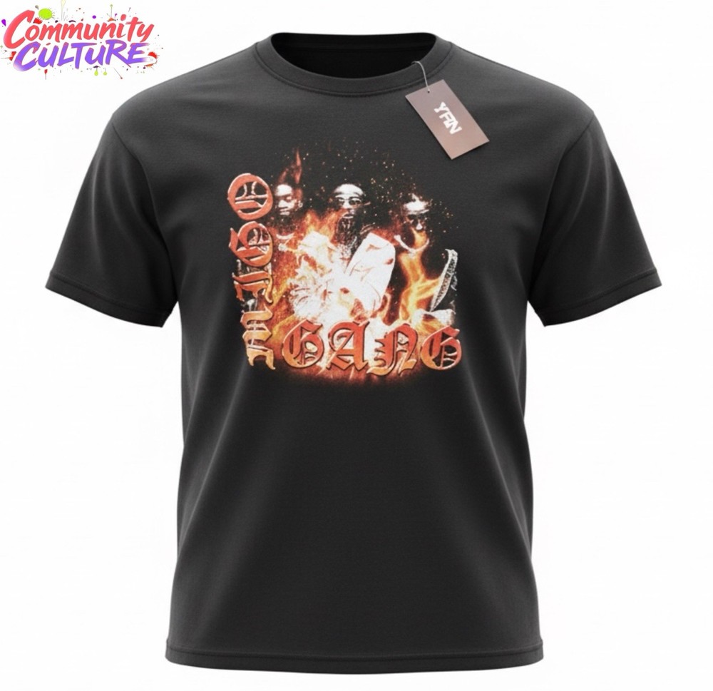 YRN NWT Migos Migo Gang Graphic T-Shirt Black Men’s Size XL Hip Hop Tee