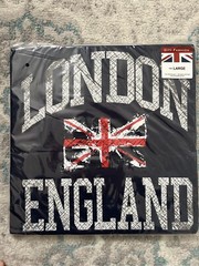 London England T Shirt Blue Size L Original Package