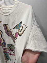 Vtg 90s Thrashed Faded Abstract Art Shirt XL Surf Skate Grunge Vaporwave OP