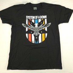 System of a Down Mens Graphic T Shirt Size L Large 36 Eagle Black Band New NWOT