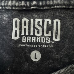 Brisco Apparel Skulls T-Shirt Men Large Graphic Print Dark Gray
