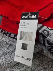 Ecko Unltd. Men’s Stand By Short-Sleeve Color-Block T-Shirt Size Large NWT