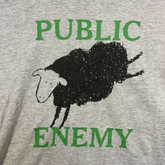 Public Enemy / Minor Threat Graphic Band Rap Tee Mens 2XL Big Graphic Punk