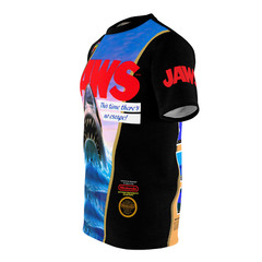 JAWS 1987 NES Retro Vintage Nintendo Video Game Cover T-Shirt