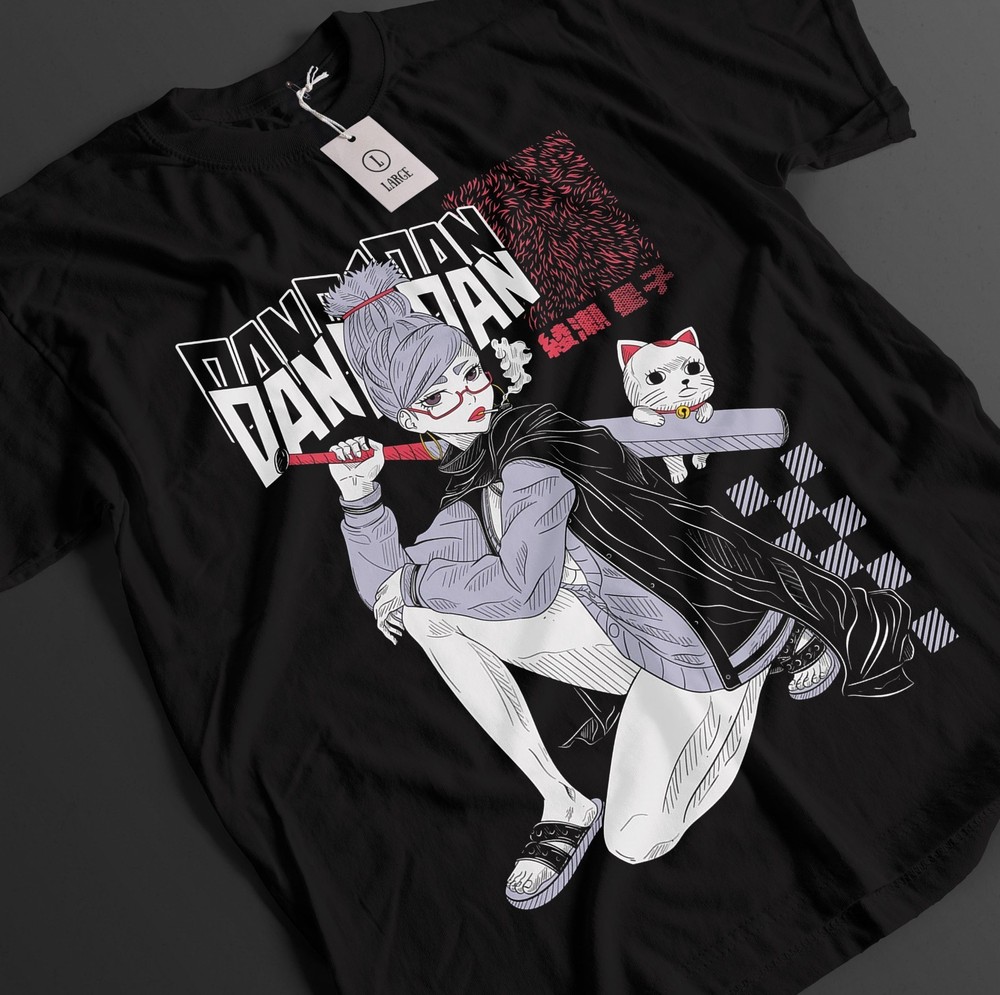 Dandadan T-shirt Okarun Shirt Momo Seiko Ayase Top Aira Turbo Granny Unisex Tee