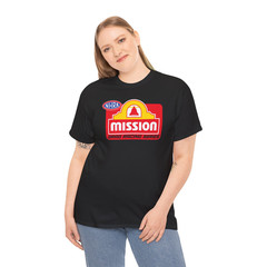 MISSION Drag Racing Series Logo Crew Neck T-Shirt American Men’s T-Shirt