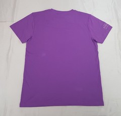 RUGBY WORLD CUP FRANCE 2023 MENS SIZE L PURPLE COTTON T-SHIRT EMBROIDERED LOGO