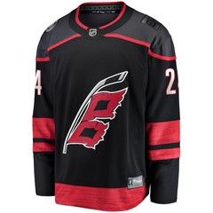 Men’s Carolina Hurricanes Black Home Premium Custom Stitched – Full Size