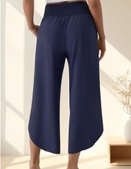 Wide Leg Pants for Women Crossover High Waisted Casual Yoga Pant Side Pockets…